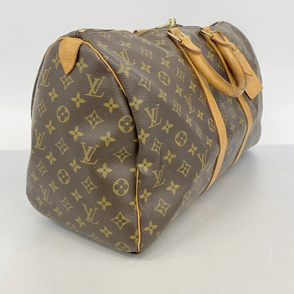 LOUIS VUITTON Brown Monogram Keepall 45 Boston Bag - Picture 2 of 11